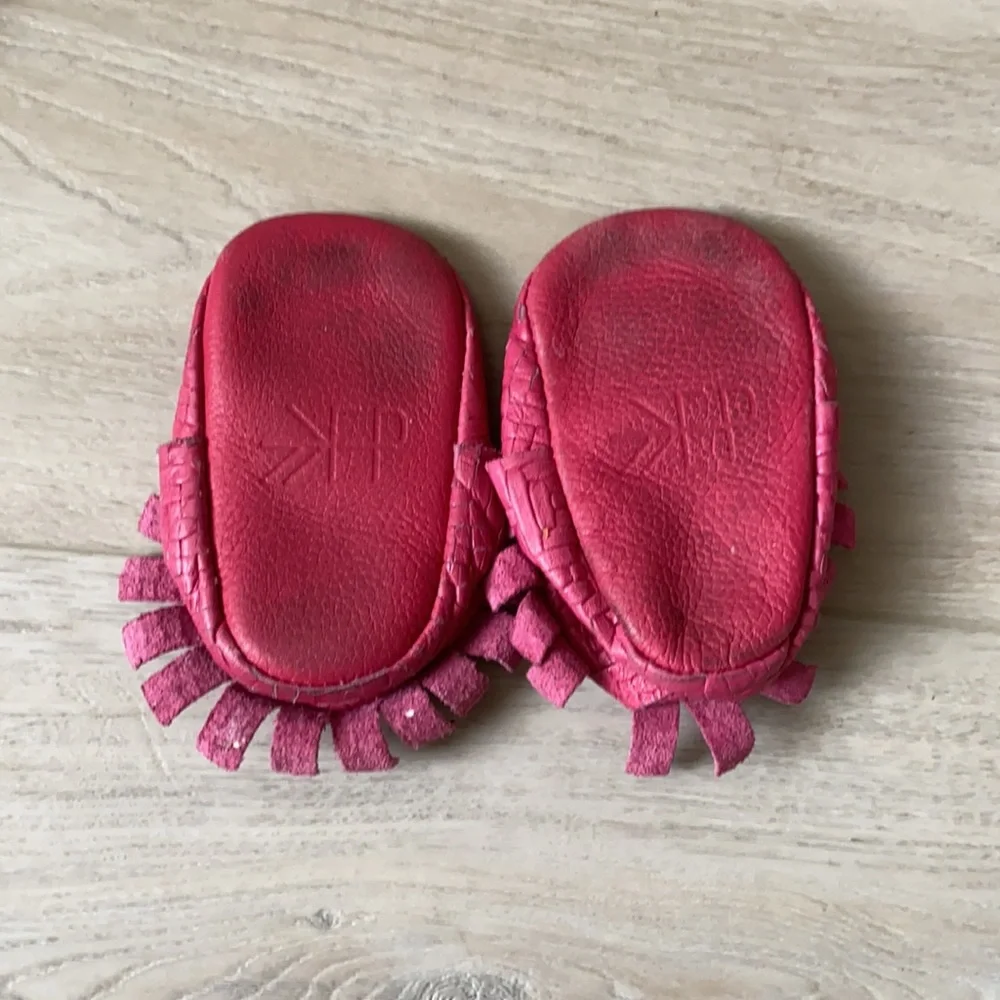 Freshly Picked Baby moccasins size 2